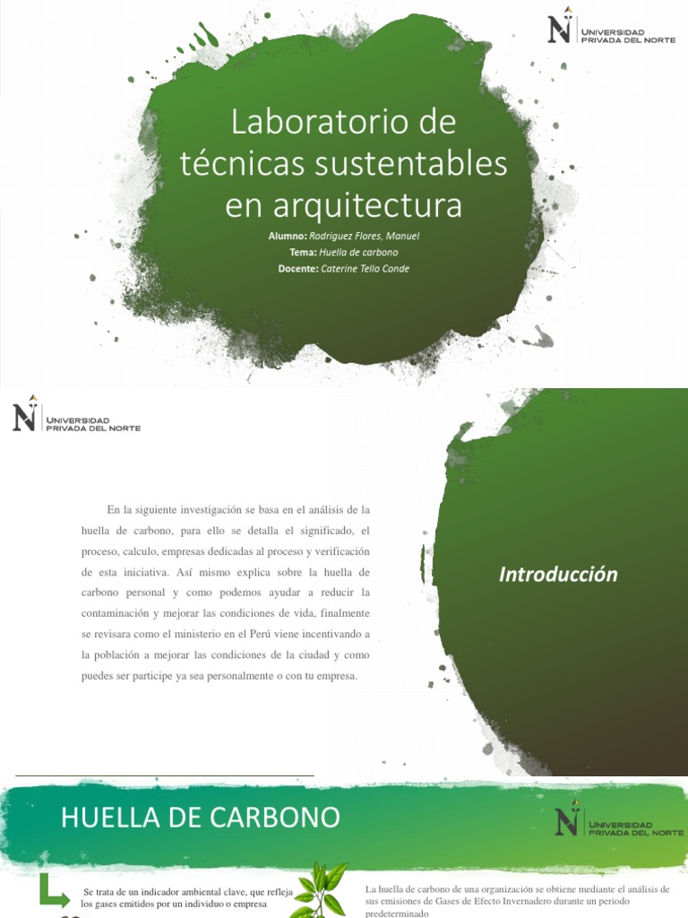 Análisis de la Huella de Carbono | PDF | Huella de carbono | Entorno ...