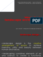 Landscape Introduction Site Analysis