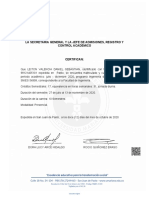 Certificado de Estudios