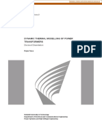 Dynamic Thermal Modelling of Power Transformers: Doctoral Dissertation
