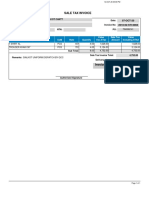 Description Quantity Rate Value Exc - Stax Sale Tax Amount Value Including Stax Uom