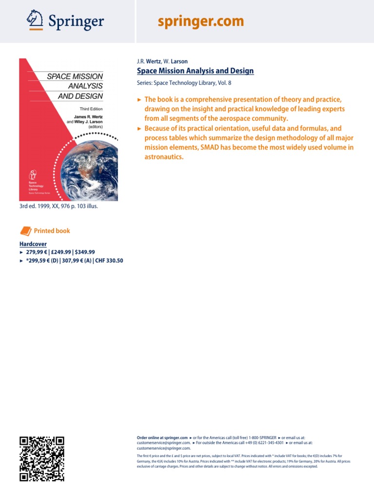 A Comprehensive Guide to Space Mission Analysis and Design: Drawing on ...