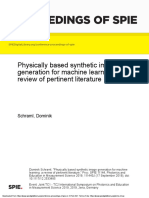 Proceedings of Spie: Physically Based Synthetic Image Generation For Machine Learning: A Review of Pertinent Literature