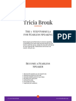Tricia Brouk: The 7 Step Formula For Fearless Speaking