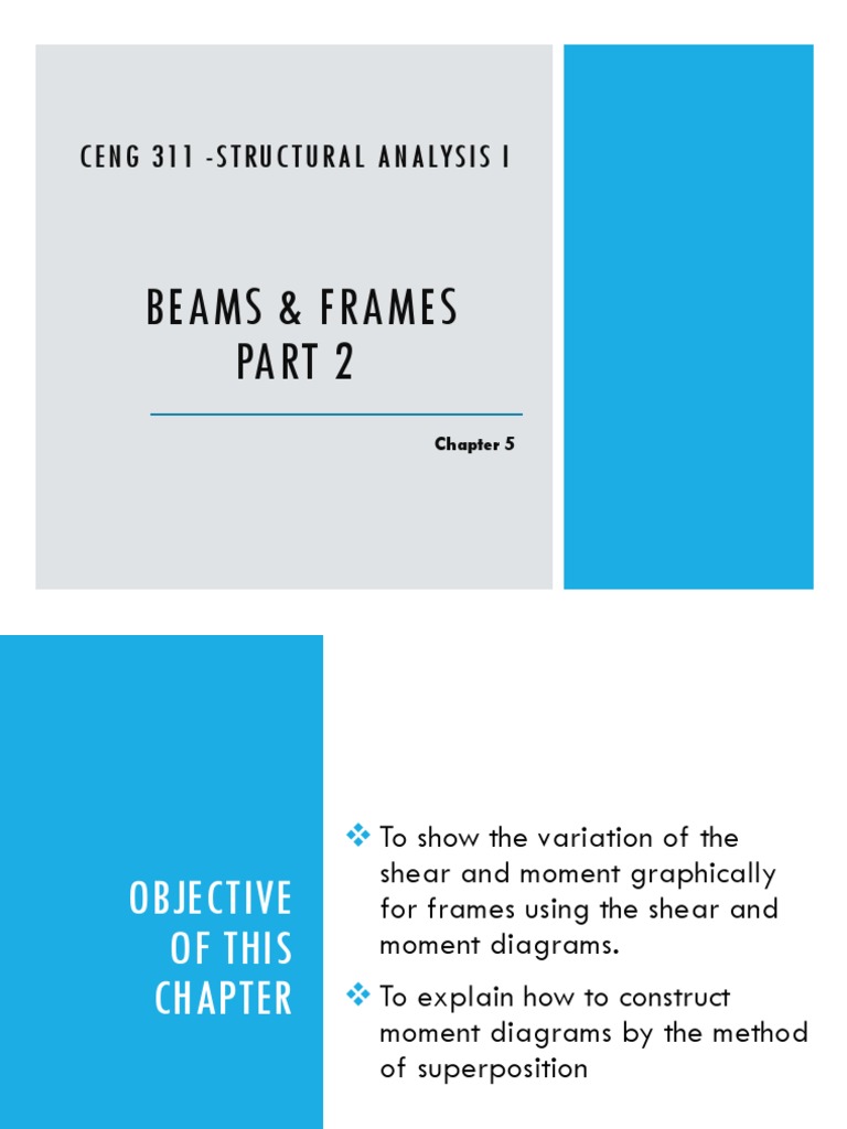Ch 5 Beams And Frames Part 2 Pdf Bending Beam Structure