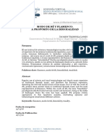 Modo de Mi y Flamenco. A Propósito de La Bimodalidad