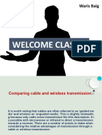 Comparing Cable and Wireless Transmission