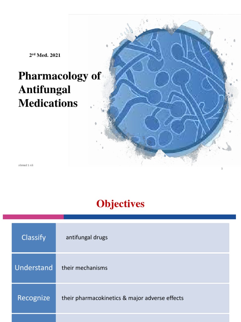 Revized 5 Antifungal Medications 2021 PDF Candidiasis Drugs