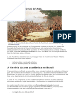 Academicismo No Brasil