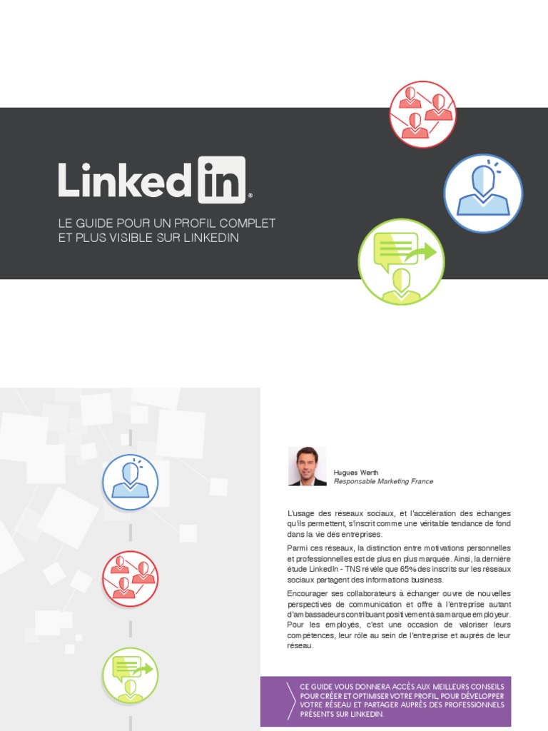 Optimiser son profil LinkedIn efficacement | PDF | LinkedIn | Facebook