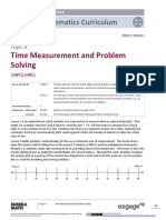 Time Measurement and Problem Solving: Mathematics Curriculum