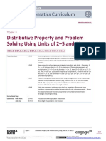 Distributive Property and Problem Solving Using Units of 2-5 and 10