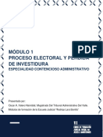 Esp. Contencioso Administrativo - Módulo 1 - Proceso Electoral y Pérdida de Investidura