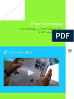 Green Technology: Aria Dhanang // Technovision 2012