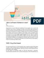 Qué Es Un Funnel o Embudo de Ventas