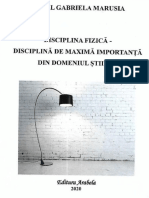 Disciplina Fizică-Disciplină de Maximă Importanță Din Domeniul Științe