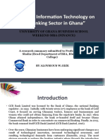 Impact of Information Technology On The Banking Sector in Ghana