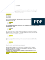 Examen Ciudadanía y Desarrollo Sustentable