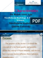 Image Characteristics: Dr. Rehab Abdel Aziz