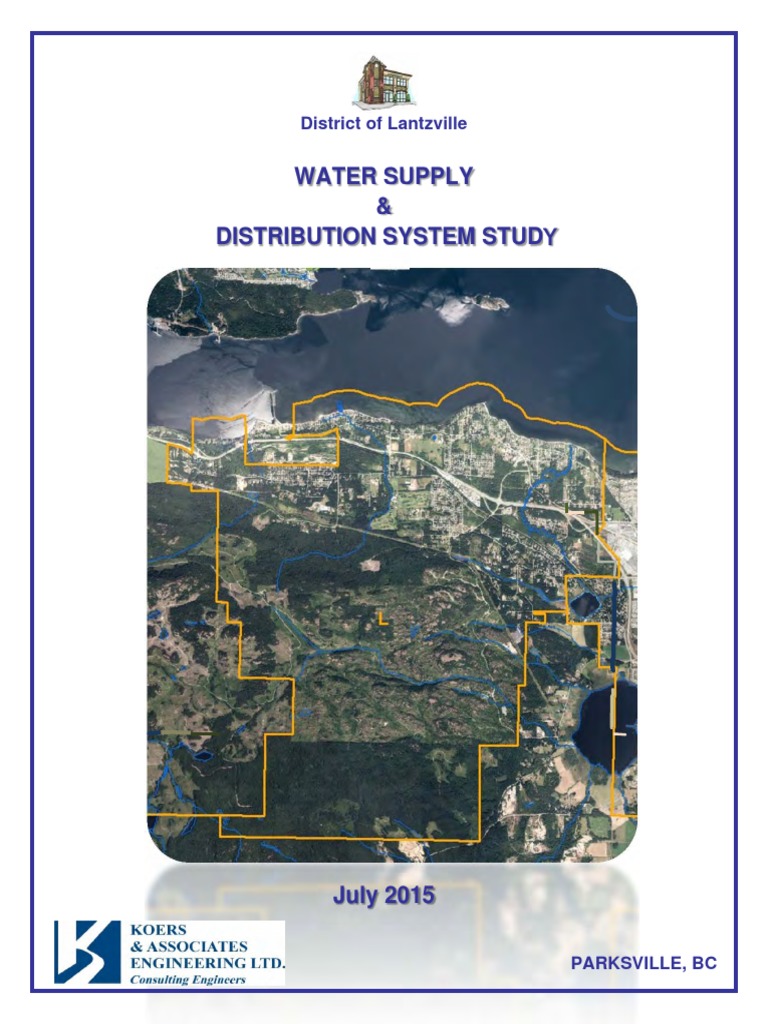 Water Supply & Distribution System Study Water Supply Network Aquifer