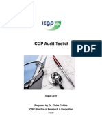 ICGP Audit Toolkit: Prepared by Dr. Claire Collins ICGP Director of Research & Innovation