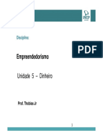 Disciplina Empreendedorismo Unidade 5_Slides
