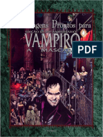 Personagens Prontos para Vampiro A Mascara Edição de Aniversário de 20 Anos