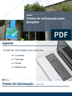 Fontes de Informacao para Pesquisa 1