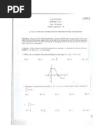 1998 Multiple Choice AP Calculus AB