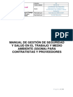 Manual de Gestión SSOMA para Contratistas y Proveedores. Versión 4