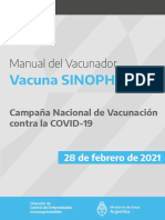 Manual del vacunador Sinopharm