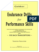 Gekker Endurance Drills For Performance Skills PDF