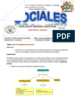 Guia Sociales Que Es Gobierno Escolar 5°