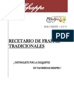 RECETARIO DE FRAPPES TRADICIONALES
