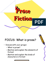 Understanding Prose Fiction Elements