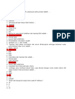 Soal Soal Instalasi Jaringan Lokal (LAN) Dan Perangkat Jaringan LAN