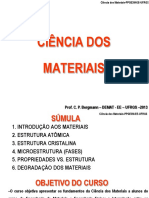 Ciência dos Materiais: Introdução e Estrutura