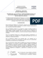 Decreto 123 de 2016 Cidea Saravena