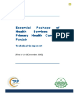 Essential Package of Health Services For