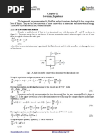 Chapter-II Governing Equations: 2.1.1 The Law Conservation of Mass