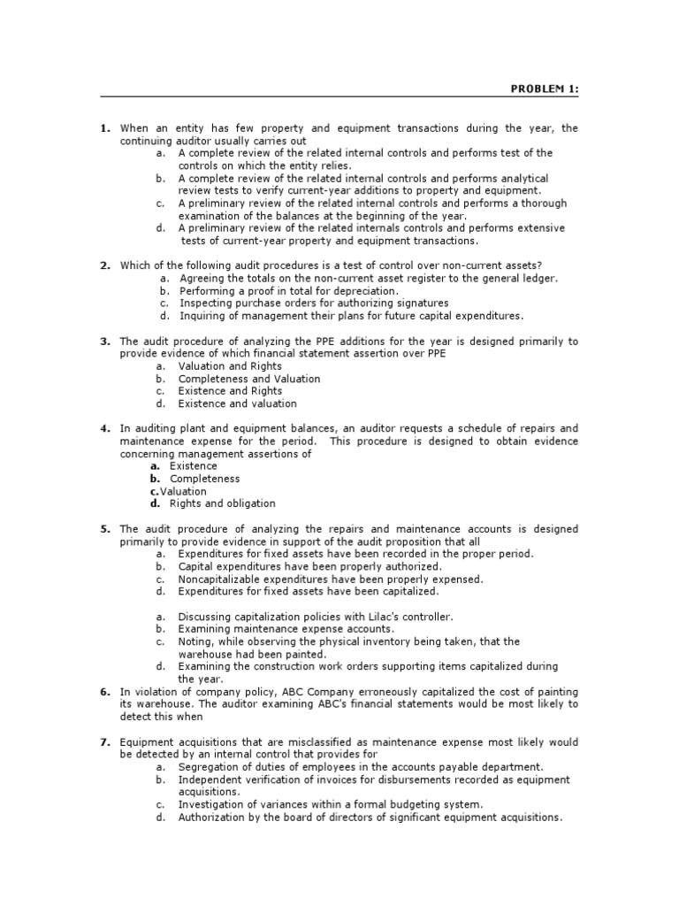 Applied Auditing 2 | PDF | Book Value | Depreciation