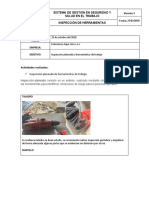 Inspeccion de Herramientas Manuales Soluciones Aqua