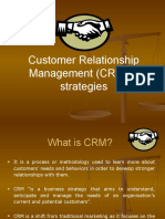Customer Relationship Management (CRM) & Strategies