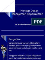 Konsep Dasar Manajemen Keperawatan