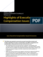 Executive Compensation Update 2011