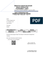 Form Pemeriksaan Rapid Antigen PKM Cariu