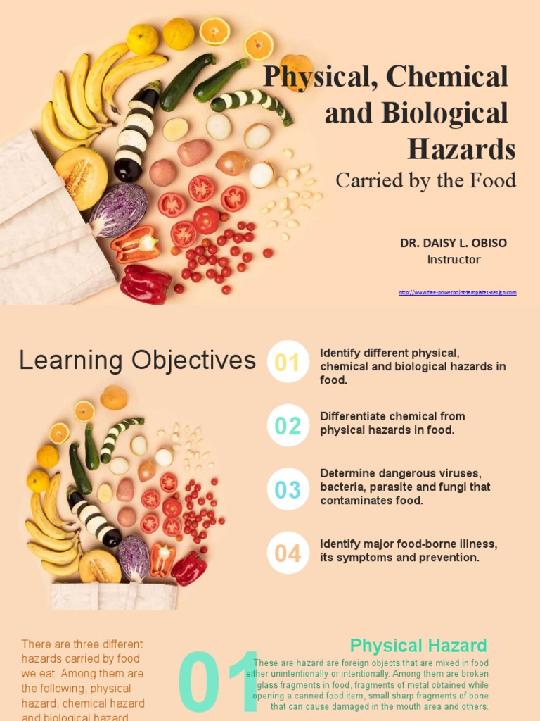 Physical, Chemical and Biological Hazards | PDF | Foodborne Illness | Foods