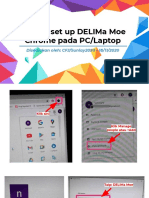 Manual Set Up DELIMa Moe Chrome Pada PC - Laptop