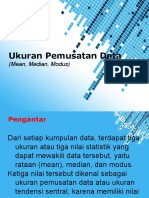 Ukuran Pemusatan Data Mean Median Dan Modus