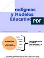 Paradigmas y Modelos Educativos